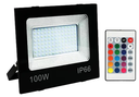 Ver imagem 3 de Refletor Holofote Led 100w Cores Rgb C/ Controle Remoto