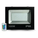 Ver imagem 1 de Refletor Holofote Led 100w Cores Rgb C/ Controle Remoto