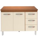 Ver imagem 1 de Balcao Com Tampo 120cm 9110x9300 Savana Off White Mobbs