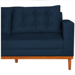 Sofá 2 Lugares Dubai Suede - Doce Sonho Móveis Sofá 2 Lugares Sofás Azul Marinho - 7