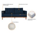 Ver imagem 5 de Sofá 2 Lugares Dubai Suede - Doce Sonho Móveis Sofá 2 Lugares Sofás Azul Marinho