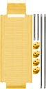 Ver imagem 3 de Kit com 5 Caminha empilhavel Acrimet soneca 713 anarela