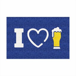 Tapete Capacho Decorativo I Love Chopp Eu Amo Cerveja 60x40.:preto - 10 Tapete Capacho Decorativo I Love Chopp Eu Amo Cerveja 60x40.:preto - 10