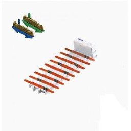 KIT BARRAMENTO 100A DIN 18 DISJUNTORES TRIFASICOS P/ QUADRO BR BRUM - 1