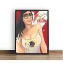 Ver imagem 1 de Quadro Decorati Poste Mia Khalifa Atriz Classica Sites Adultos