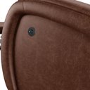 Ver mais imagens de Poltrona do Papai Sala de Cinema Reclinável Kylie Power Elétrica Massagem USB PU Marrom Brilho G23 G