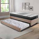 Ver imagem 3 de Bicama Box Solteiro Linho 88x188x28 Cm com Colchão Gransleep Molas Verticoil
