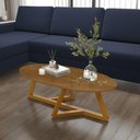 Ver imagem 3 de Mesa de Centro Sala de Estar Classic Oval Nature