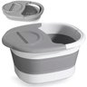 Kit 2 Hidromassageadores Banheira Balde Dobrável para Massagem Nos Pés - 2