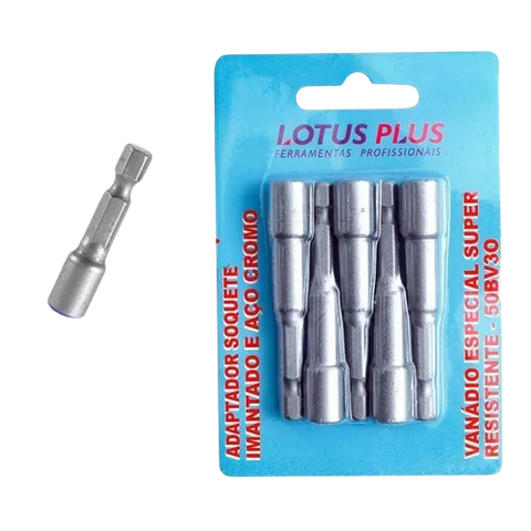 Soquete Magnetico Lotus 13mmx65 C/5pcs