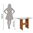 Ver imagem 6 de Conjunto de Mesa Sala de Jantar Carla com 4 Cadeiras 1,08m Freijó/Off White Indekes