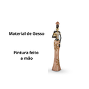 Ver imagem 4 de Dueto Mulheres Africana Enfeite Decorativo de Gesso