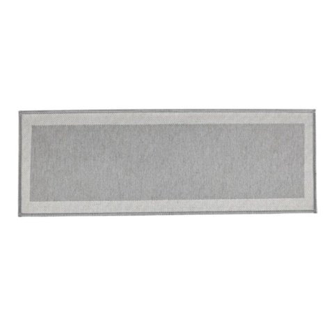 Tapete/Passadeira Antiderrapante 50x1,8m Multi Square Grey/Cinza Kacyumara - Casa k