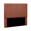 Ver imagem 1 de Cabeceira Queen Anya para Cama Box Estofada Mdf-mdp Revestida em Veludo Bronze Loja Sheep