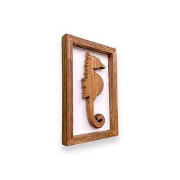 Quadro Cavalo Marinho Grande Decoração Náutica de Parede - 3