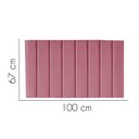 Ver imagem 2 de Painel Estofada Carla 100cm Solteiro para Cama Box Quarto Suede Rosa Bebê - Gat Magazine