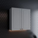 Ver imagem 4 de Armário Aéreo 80cm 2 Portas Emily Henn