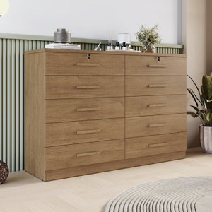 Cômoda para Quarto 10 Gavetas Genova