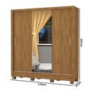 Ver imagem 4 de Guarda Roupa Santiago Plus 3 Portas de Correr 3 Gavetas e Espelho