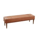 Ver imagem 1 de Recamier Banco Puff Linho Terracota Mari