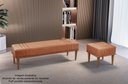 Ver imagem 2 de Recamier Banco Puff Linho Terracota Mari