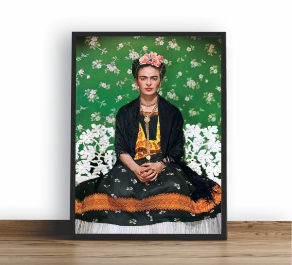 Quadro Decorativo Poster Frida Kahlo Feminista 01 - 1