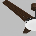 Ver imagem 2 de Ventilador de Teto Venti-Delta Munique Inverter 55W Bivolt 95cm 3 Pás MDF com Controle Remoto e Lust
