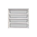 Ver imagem 1 de Vitro Basculante de Alumínio Branco 80x80 Linha 25