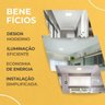 Kit 10 Plafon Led 36w Borda Infinita Quadrado Embutir ou Sobrepor Branco Neutro 4000k - 4