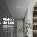 Ver imagem 7 de Kit 10 Plafon Led 36w Borda Infinita Quadrado Embutir ou Sobrepor Branco Neutro 4000k