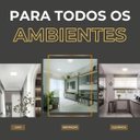 Ver mais imagens de Kit 10 Plafon Led 36w Borda Infinita Quadrado Embutir ou Sobrepor Branco Neutro 4000k