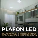 Ver imagem 5 de Kit 10 Plafon Led 36w Borda Infinita Quadrado Embutir ou Sobrepor Branco Neutro 4000k