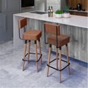 Ver imagem 2 de Kit com 4 Banqueta Barcelona Café - Salaone