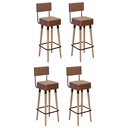 Ver imagem 1 de Kit com 4 Banqueta Barcelona Café - Salaone