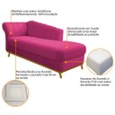 Ver imagem 4 de Diva Recamier Vanessa 160cm Lado Direito Suede Doce Sonho Móveis Pink