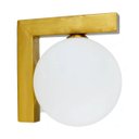 Ver imagem 1 de Arandela Esfera Luxuo Gold Led 6w 3 em 1 Bivolt