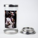 Ver imagem 2 de Suporte Vela 7 Dias Zé Pelintra Realista 18cm Vidro Alumínio