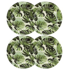 Jogo Sousplat Costela de Adão Decor 33cm 4 Peças - Tuut