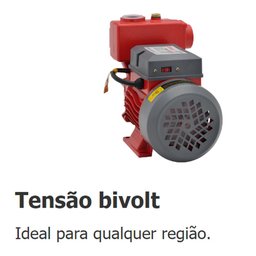 Bomba de Agua Autoaspirante Eletrica Bb500a 0,5cv Bivolt Branco - 4