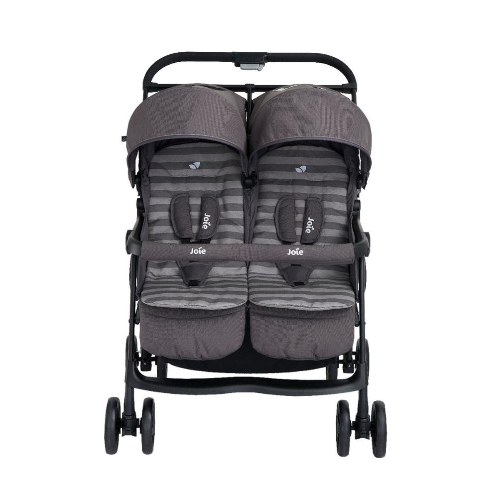 Carrinho De Passeio Para Bebês Gêmeos Aire Twin Joie Cinza Dark - 2