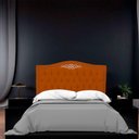 Ver imagem 6 de Cabeceira Casal Queen Size Estofada para Cama Box Maitê Veludo Cor Terracota