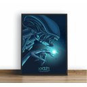 Ver imagem 1 de Quadro Decorativo Poster Alien Vs Predador Aliens