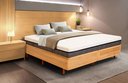 Ver imagem 1 de Cama Box Rústica King Size Bipartida Serenelife - Natural
