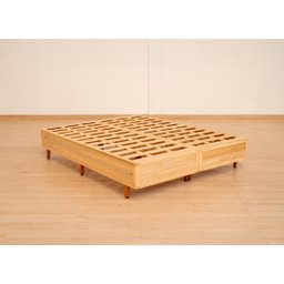 Cama Box Rústica King Size Bipartida Serenelife - Natural - 3