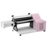 Cilindro Elètrico Laminador Antiaderente P/ Pasta Americana 28cm Rosa C/talharim Bivolt Malta 310141 - 1