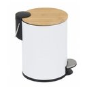 Ver imagem 2 de Lixeira para Banheiro com Pedal Branca 5 L