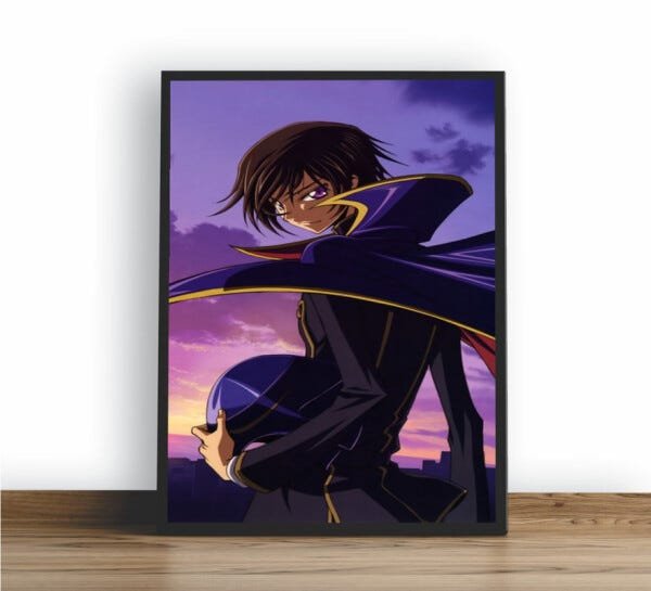 Quadro Decorativo Poster Lelouch Lamperouge Code Geass Madeiramadeira 2374