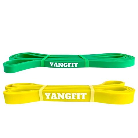 Kit Super Band Elástico Extensor Leve e Médio Yangfit