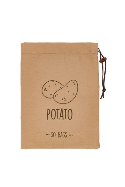 BAG MANTÉM AS SUAS BATATAS FRESCAS, EVITANDO QUE BROTEM OU APODREÇAM.