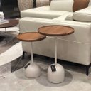 Ver imagem 3 de Mesas Laterais Kim – Sofisticação e Praticidade com Madeira e Laca Off-white